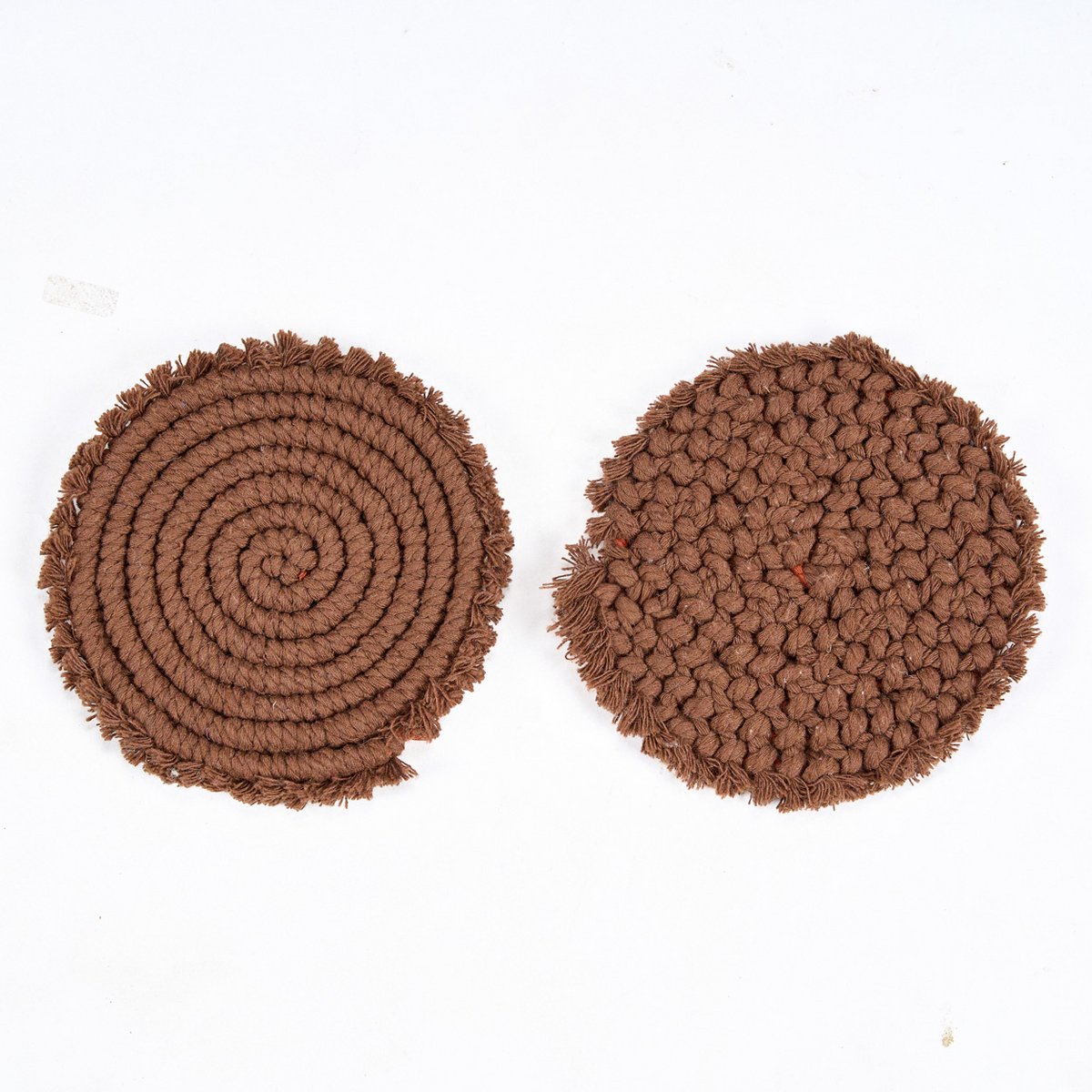 Cotton coaster dark wallnut