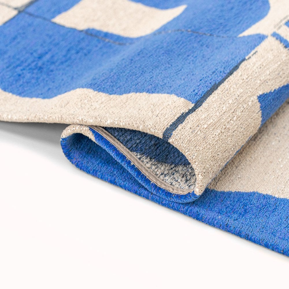 Eco Rug - Eco Rug – Campanula – Blå matta
