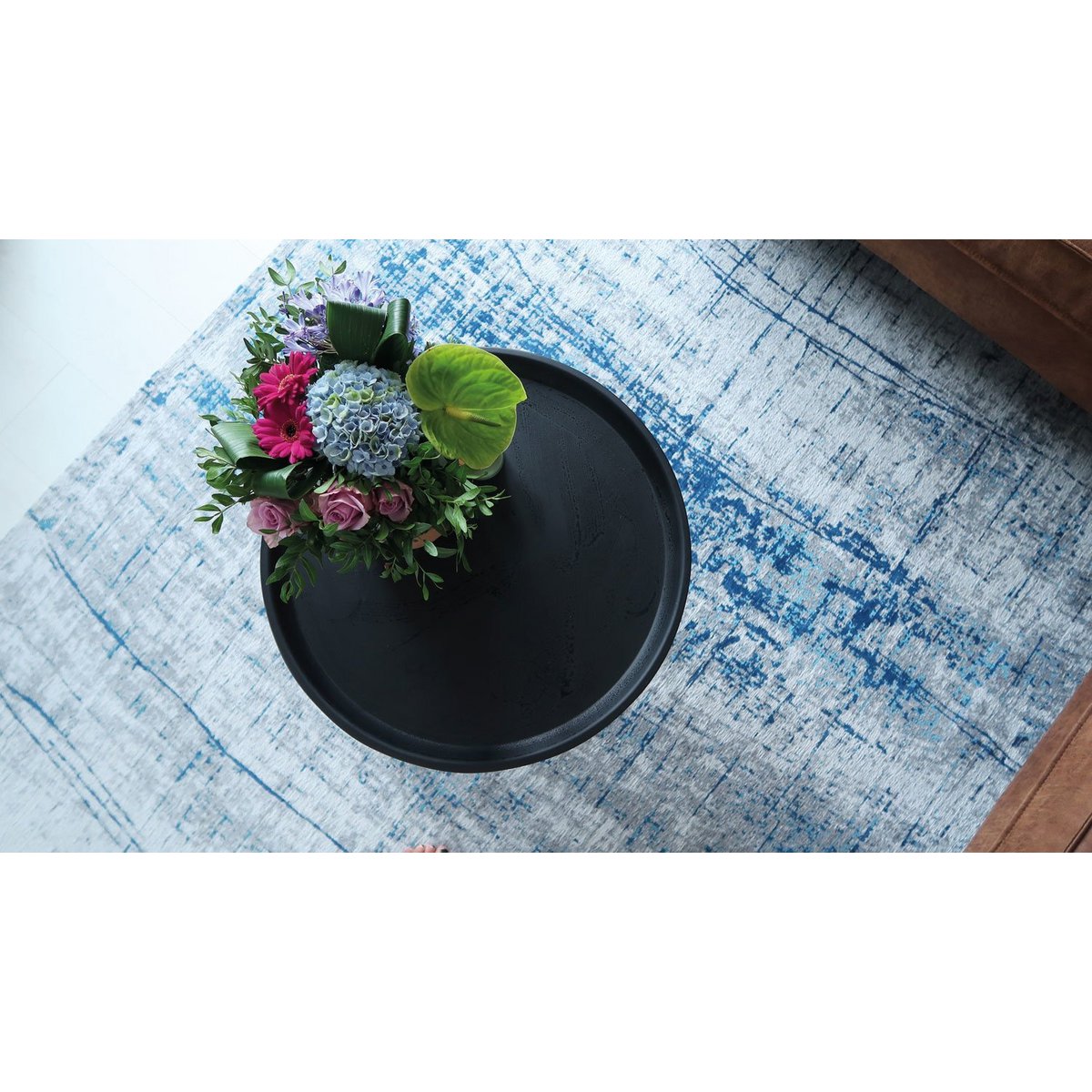 Eco Rug – Bronx Azurite – Blå matta