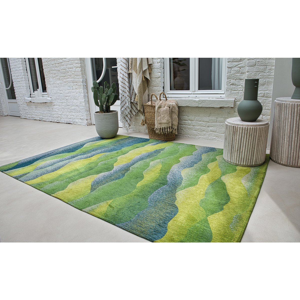 Eco Rug – Spring – Grön matta