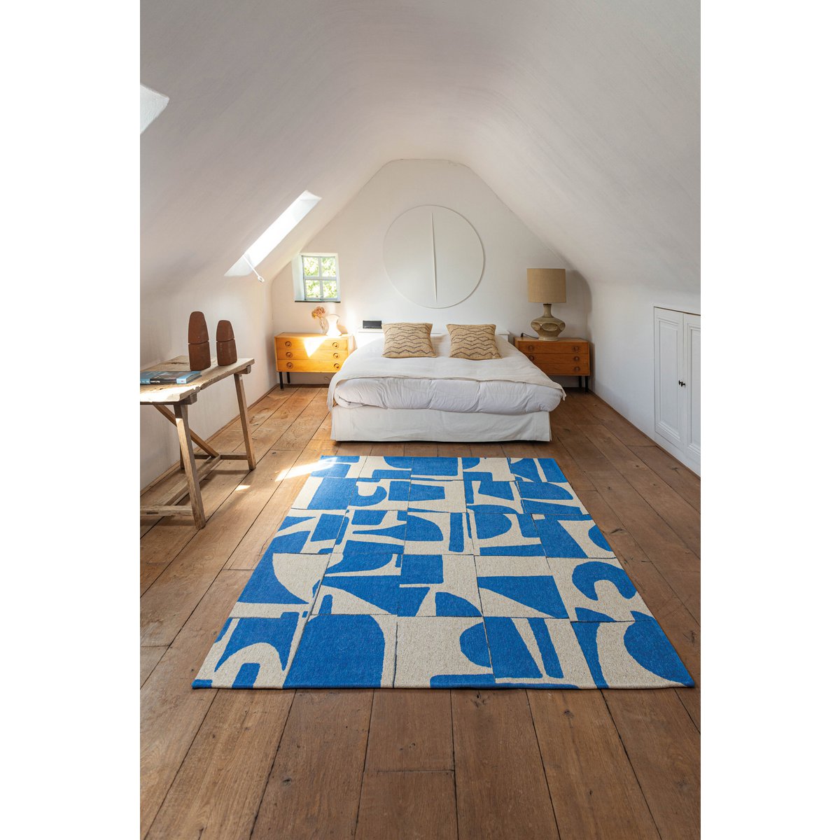 Eco Rug - Eco Rug – Campanula – Blå matta