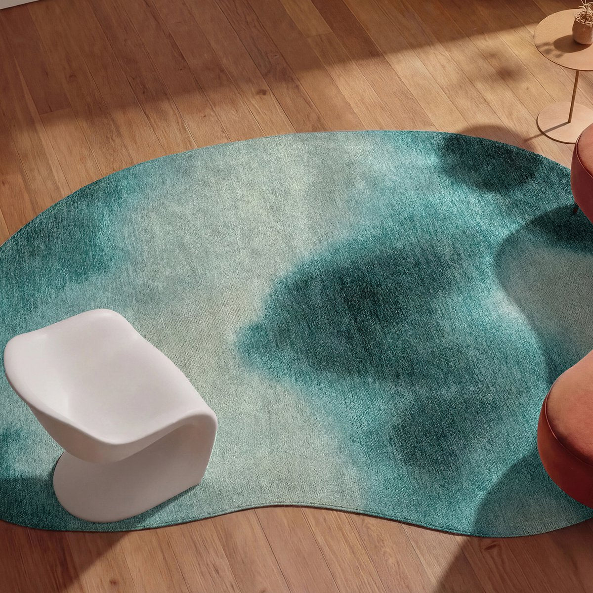 Eco Rug - Storms - Blå matta