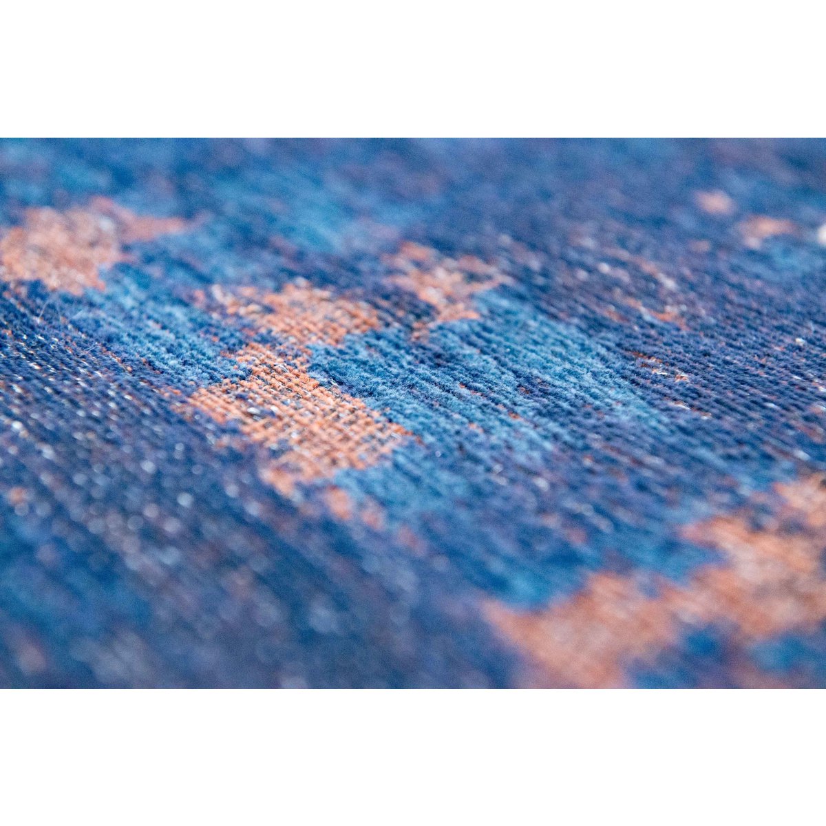 Eco Rug – Sunset Blue – Mattan i brunt och blått