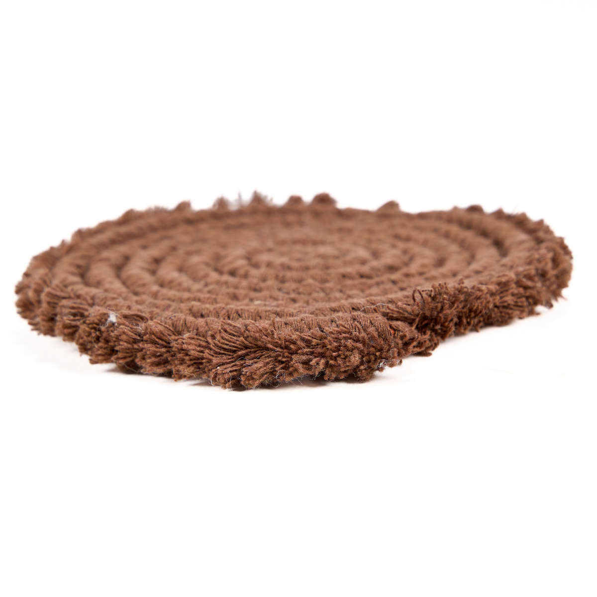 Cotton coaster dark wallnut