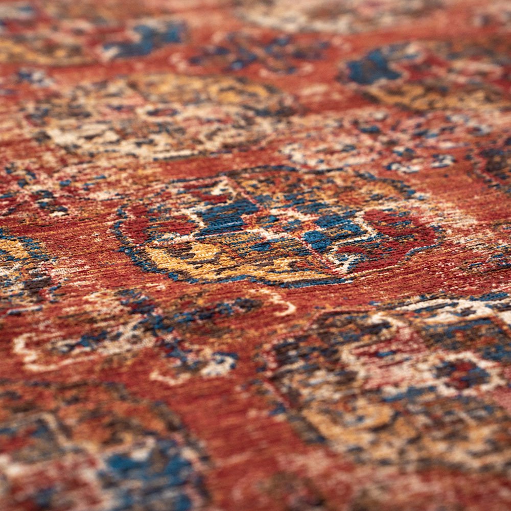 Eco Rug - Aksou - Röd matta