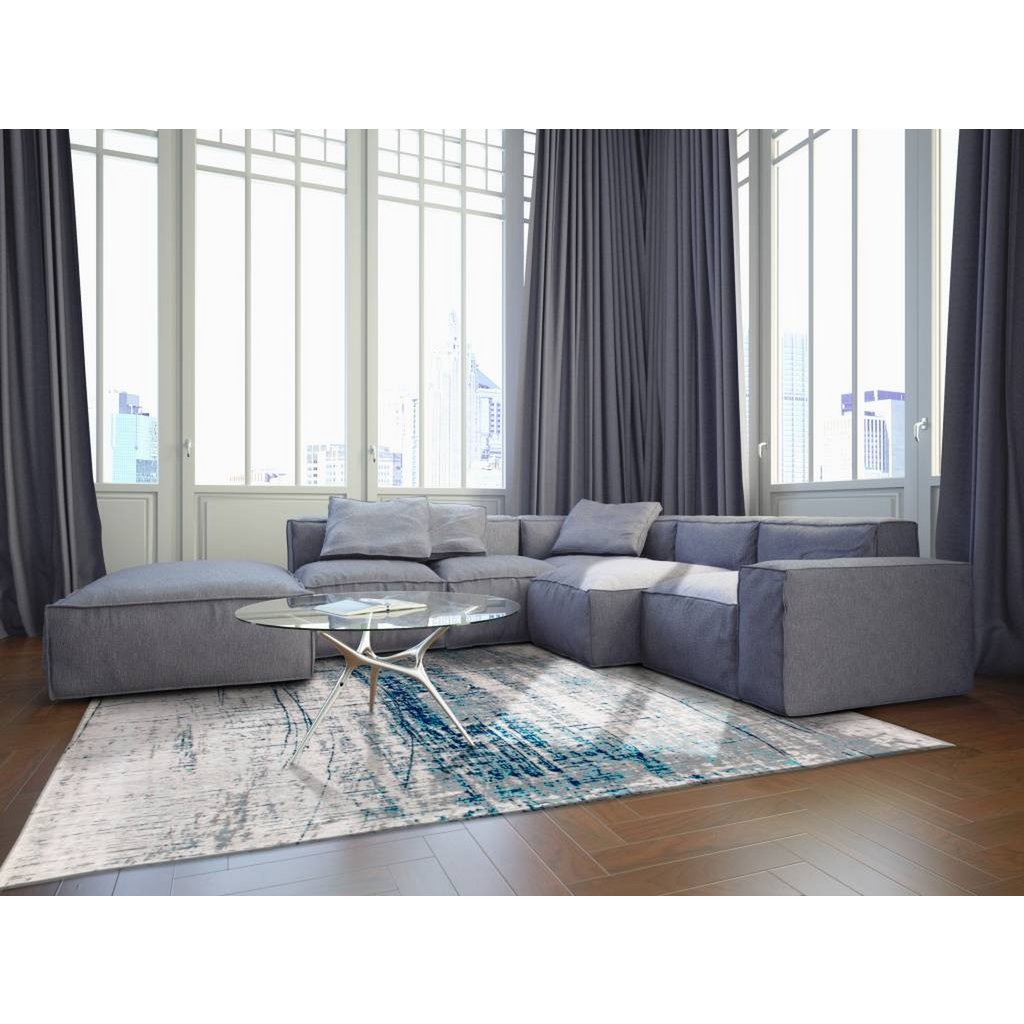 Eco Rug – Bronx Azurite – Blå matta