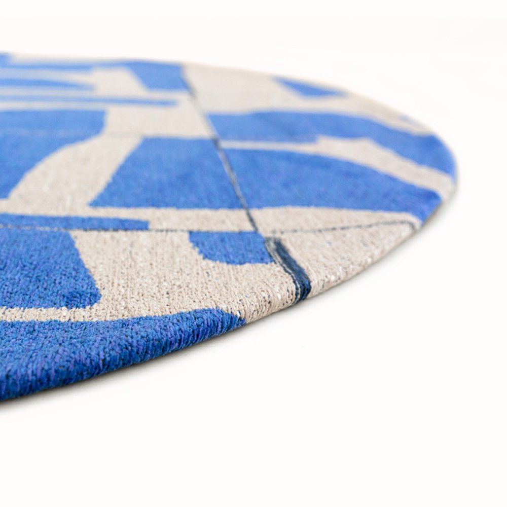 Eco Rug - Eco Rug – Campanula – Blå matta