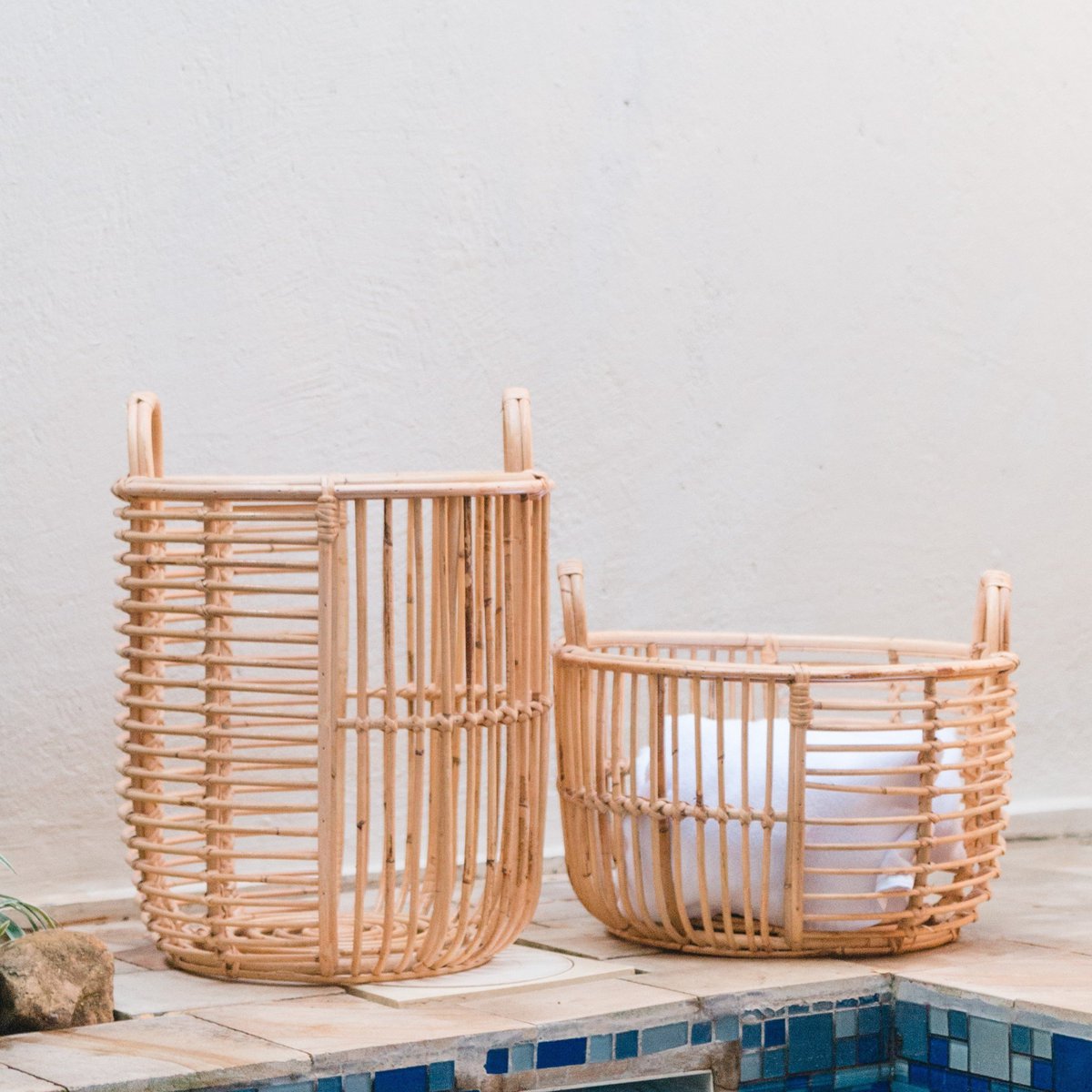 JEMUH – förvaringskorg i rotting från Soeji