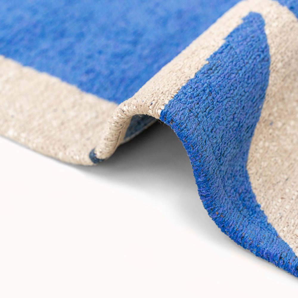 Eco Rug - Eco Rug – Campanula – Blå matta