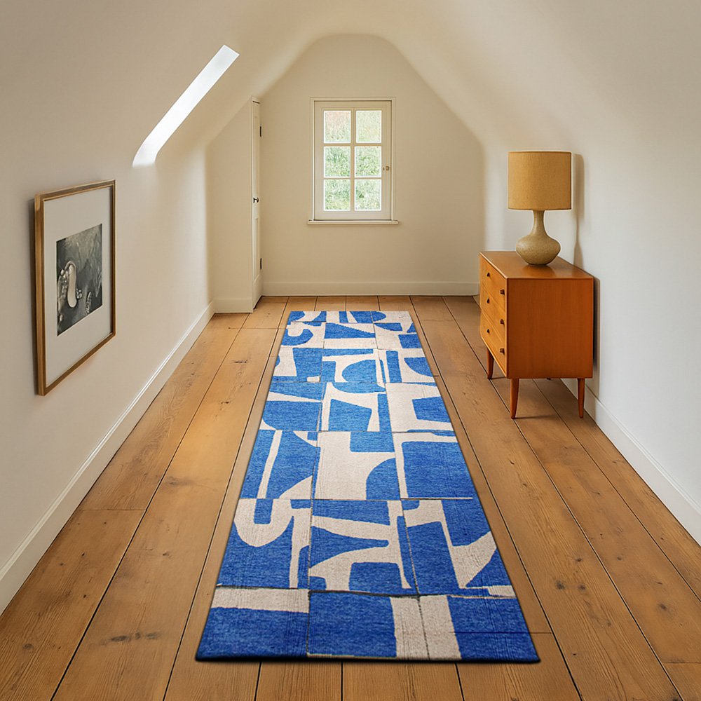 Eco Rug - Eco Rug – Campanula – Blå matta