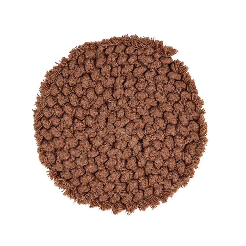 Cotton coaster dark wallnut