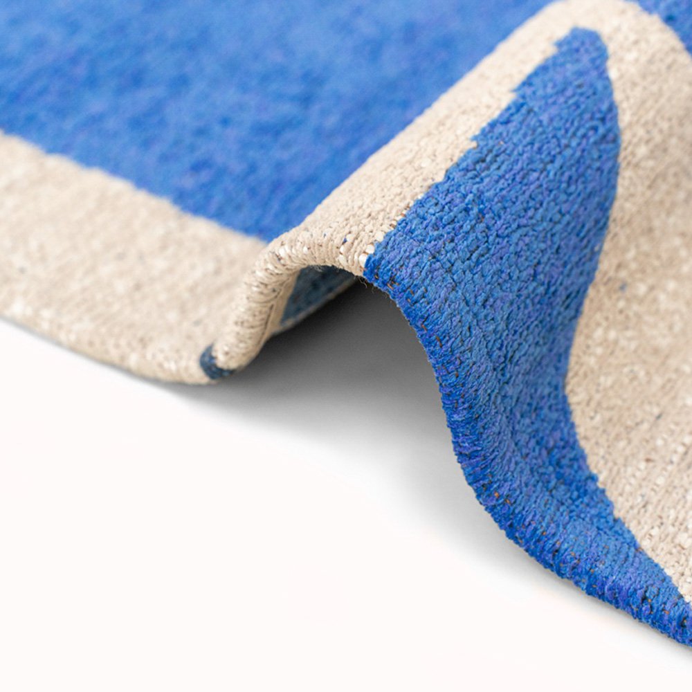 Eco Rug - Eco Rug – Campanula – Blå matta