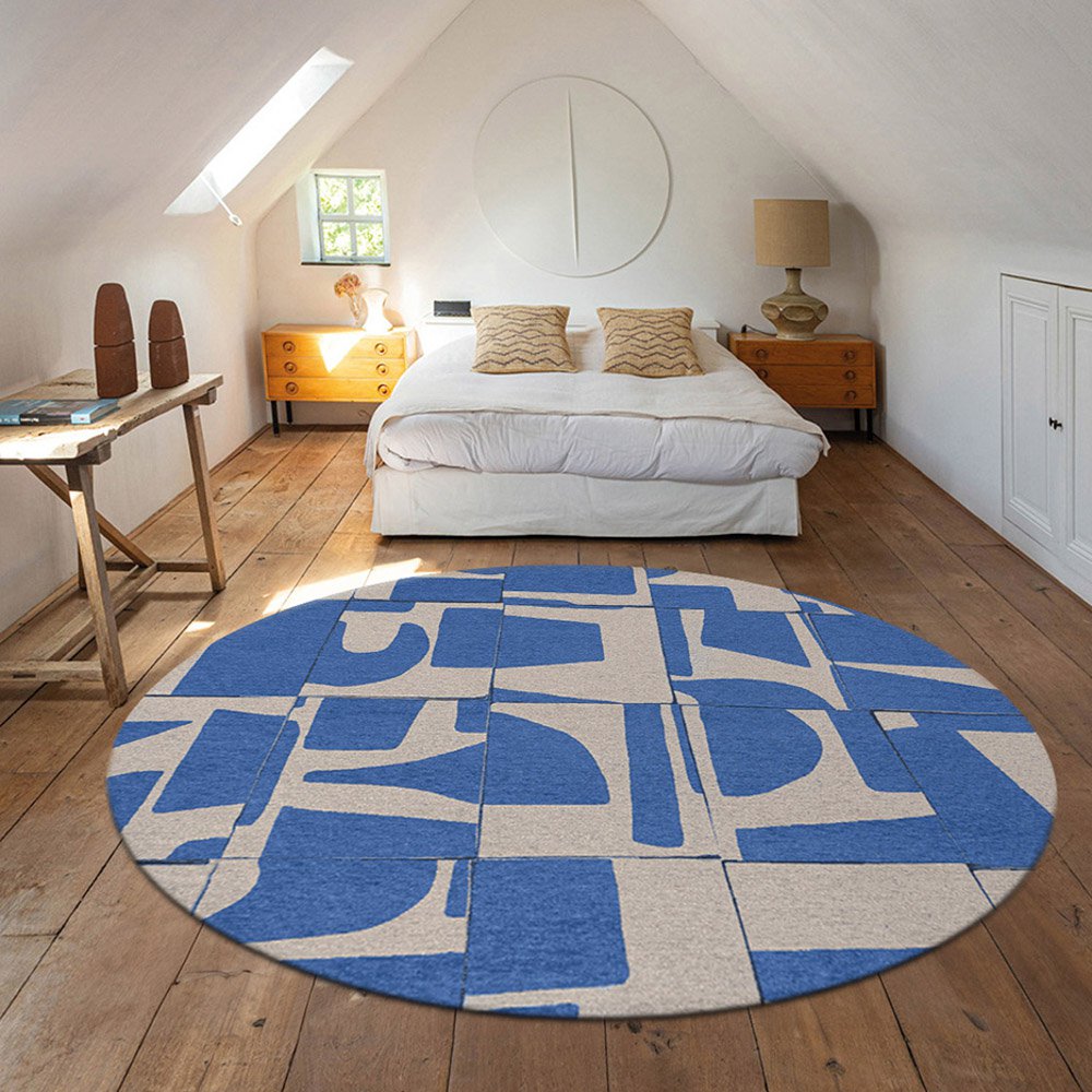 Eco Rug - Eco Rug – Campanula – Blå matta