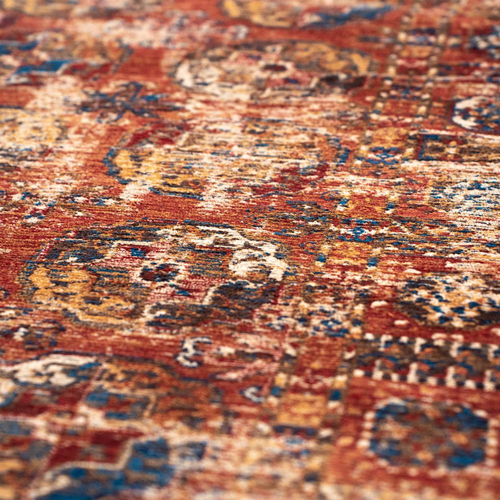 Eco Rug - Aksou - Röd matta