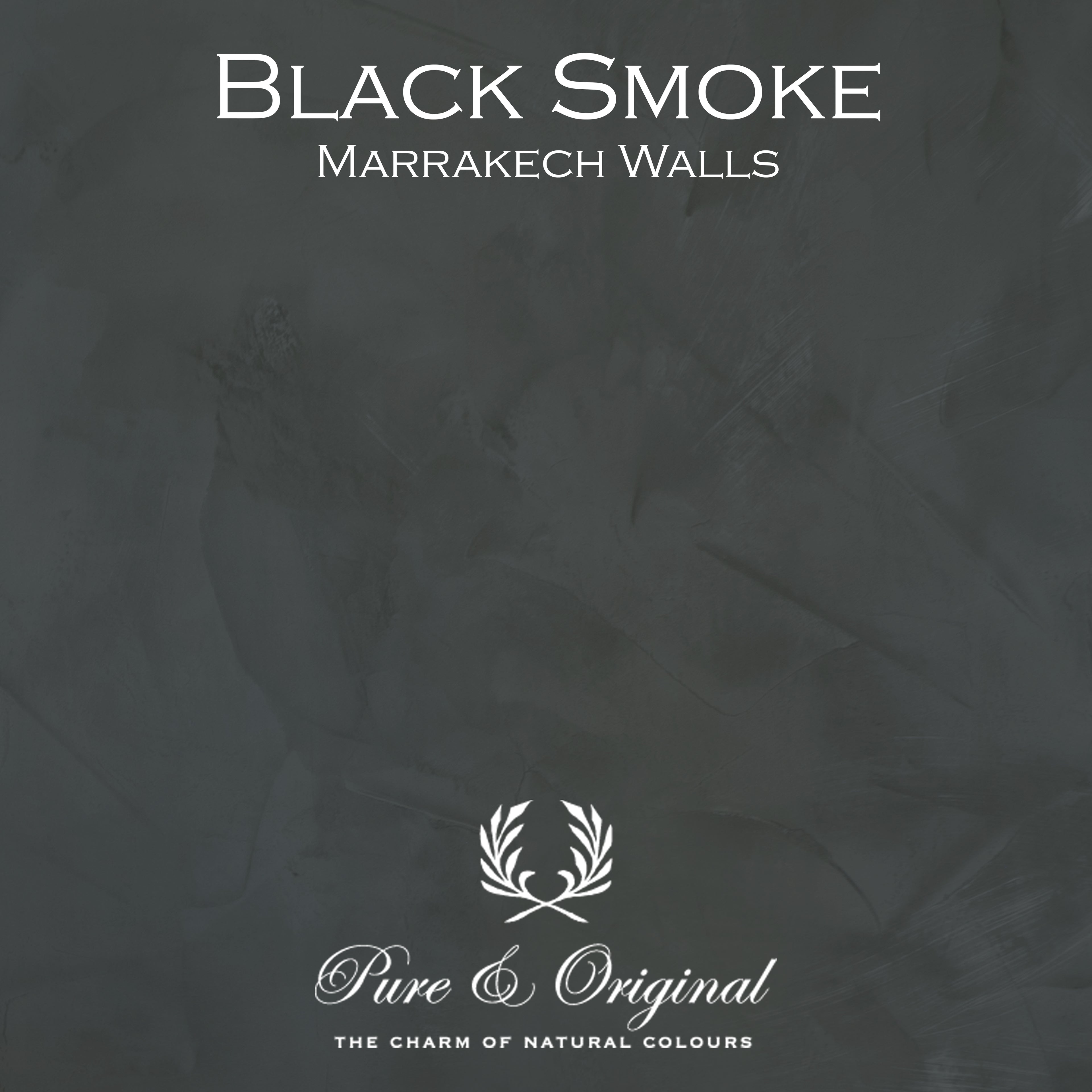 Pure & Original Marrakech Walls – Black Smoke