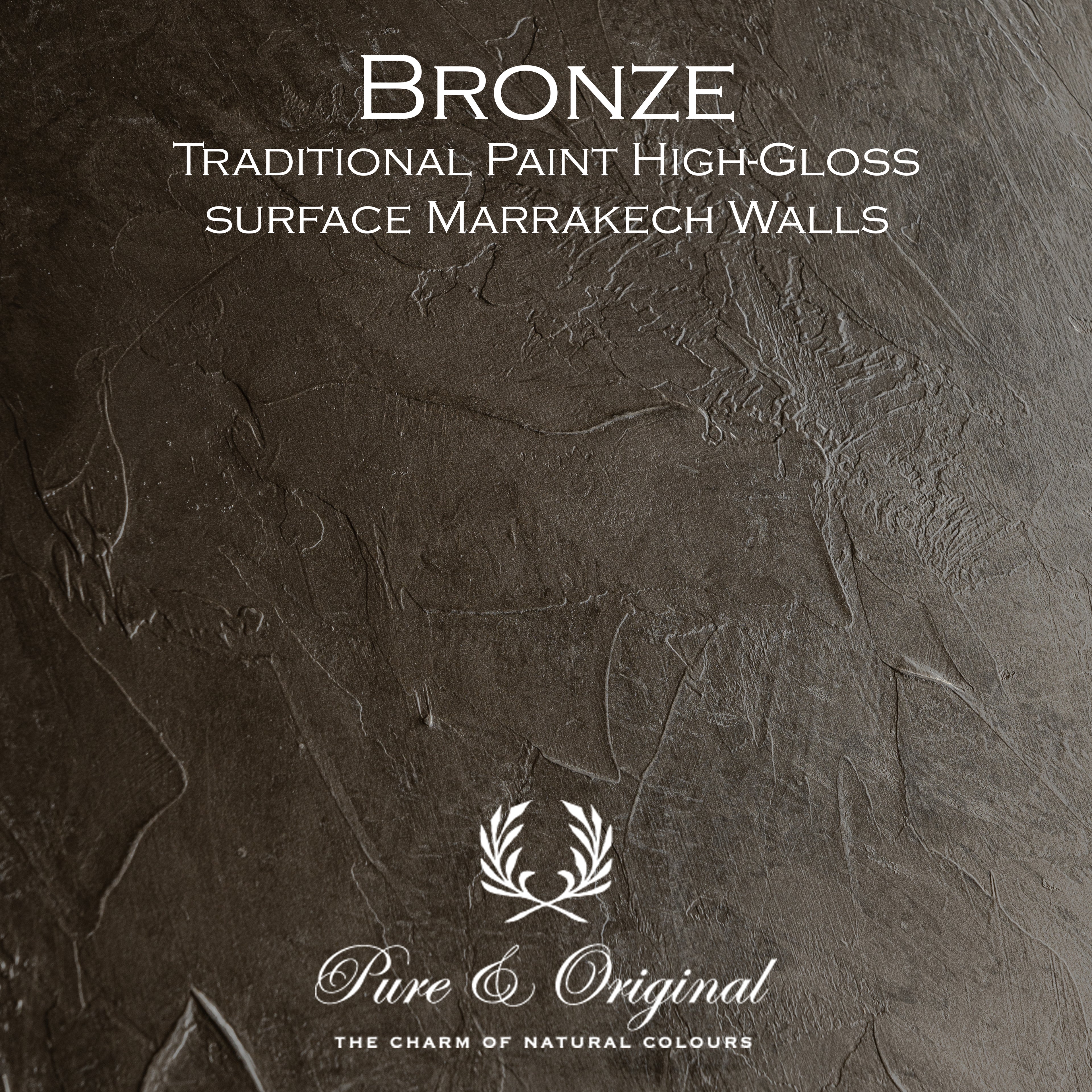 Metallisk yta i kulören Bronze – Pure & Original High Gloss Elements