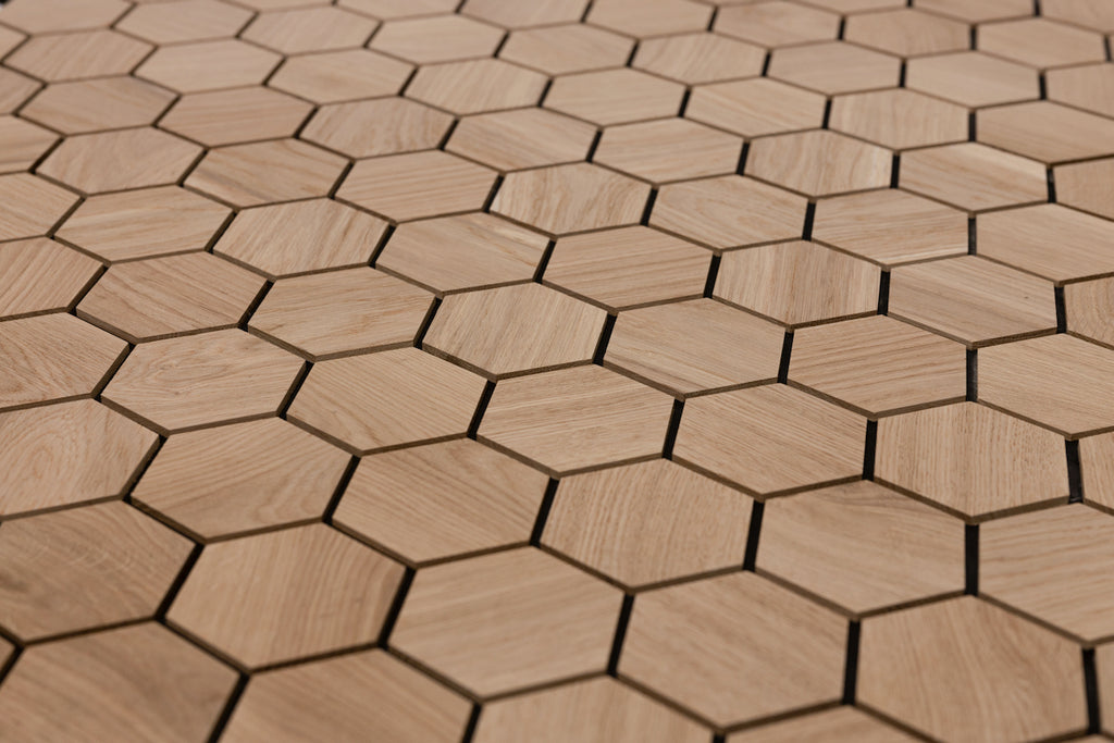 Väggpanel Hexa S Oak – Massivt trä | DecNord