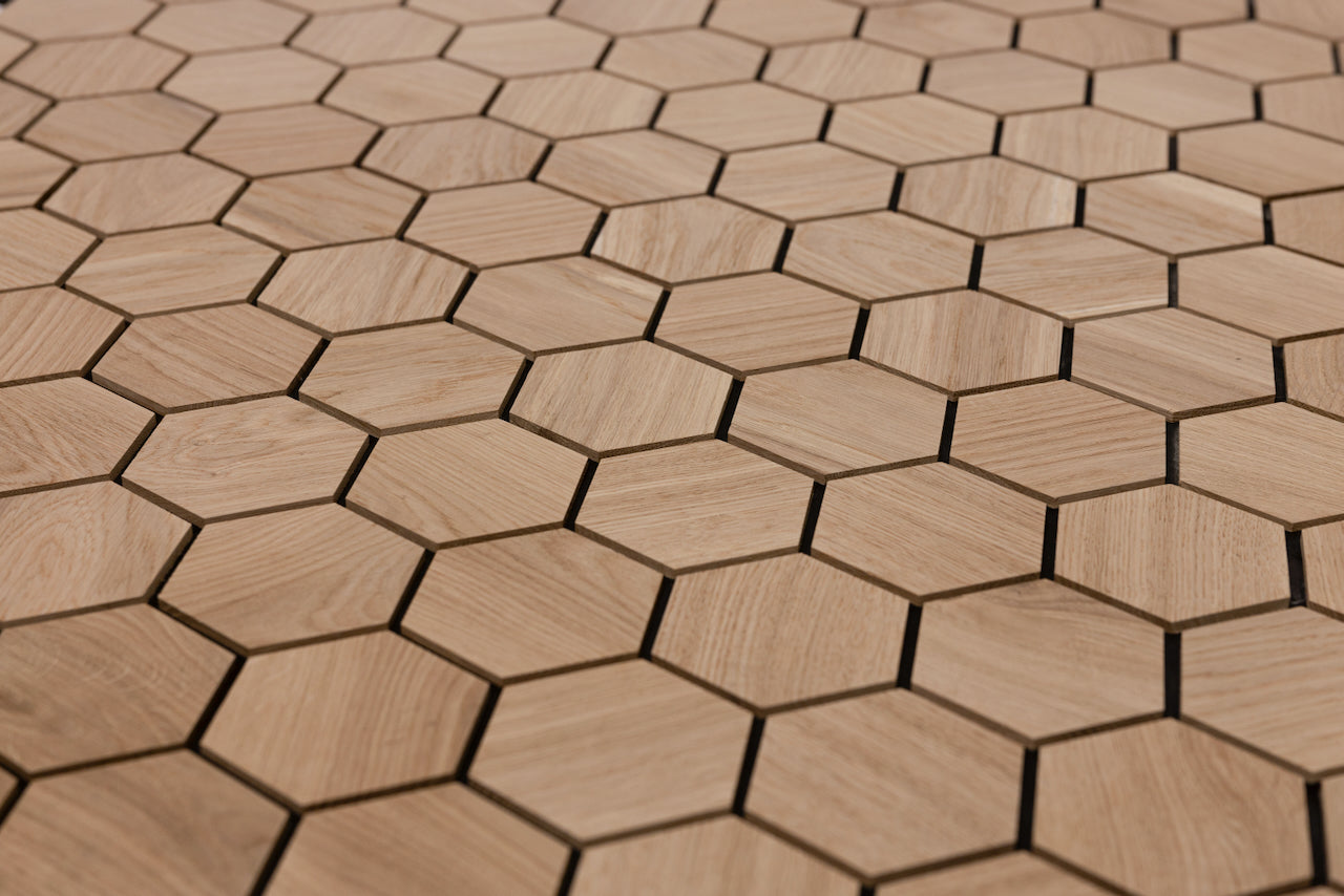 Väggpanel Hexa S Oak – Massivt trä | DecNord