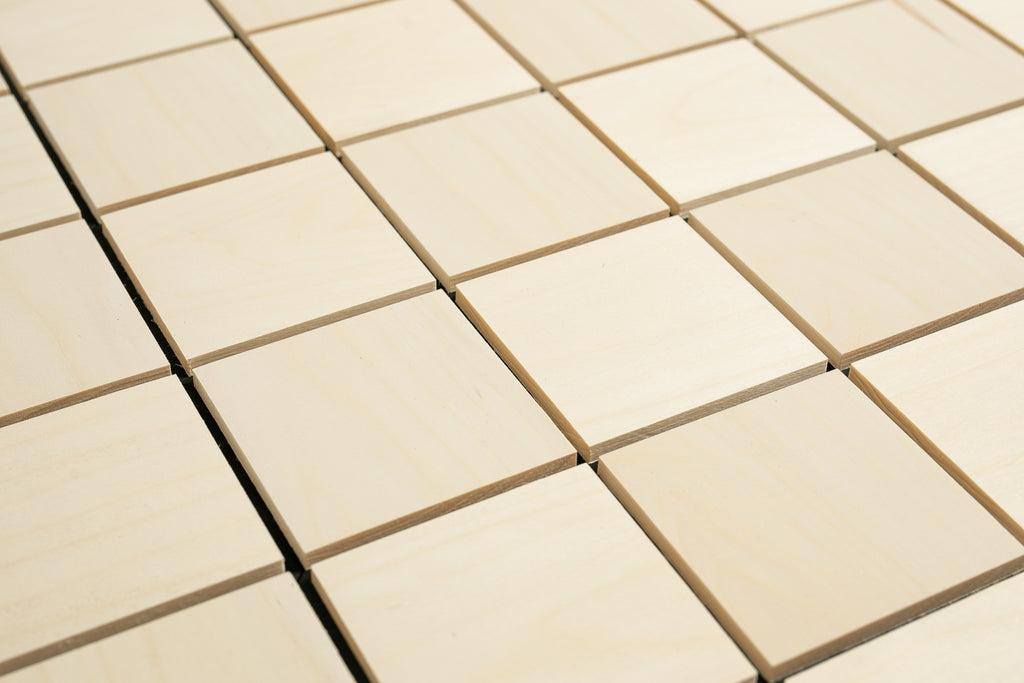 Väggpanel Square Light – Massivt trä | DecNord