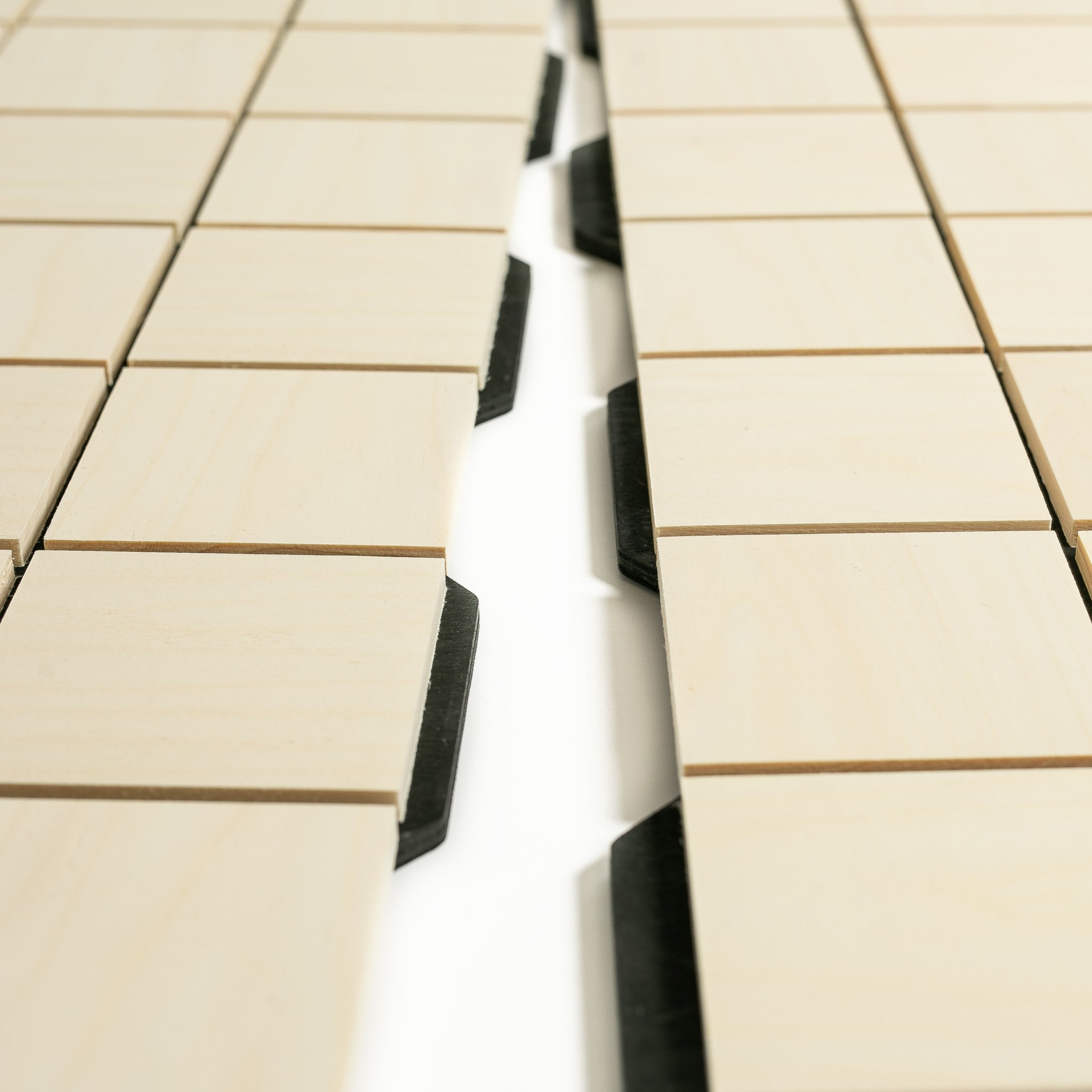 Väggpanel Square Light – Massivt trä | DecNord