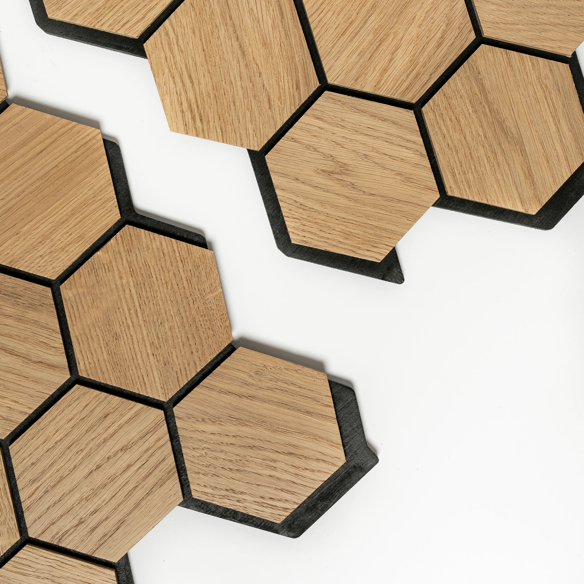 Väggpanel Hexa S Oak – Massivt trä | DecNord