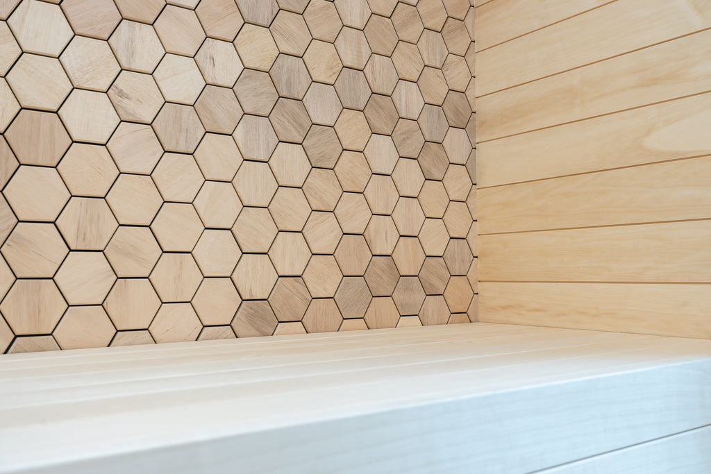 Väggpanel Hexa S Light – Massivt trä | DecNord