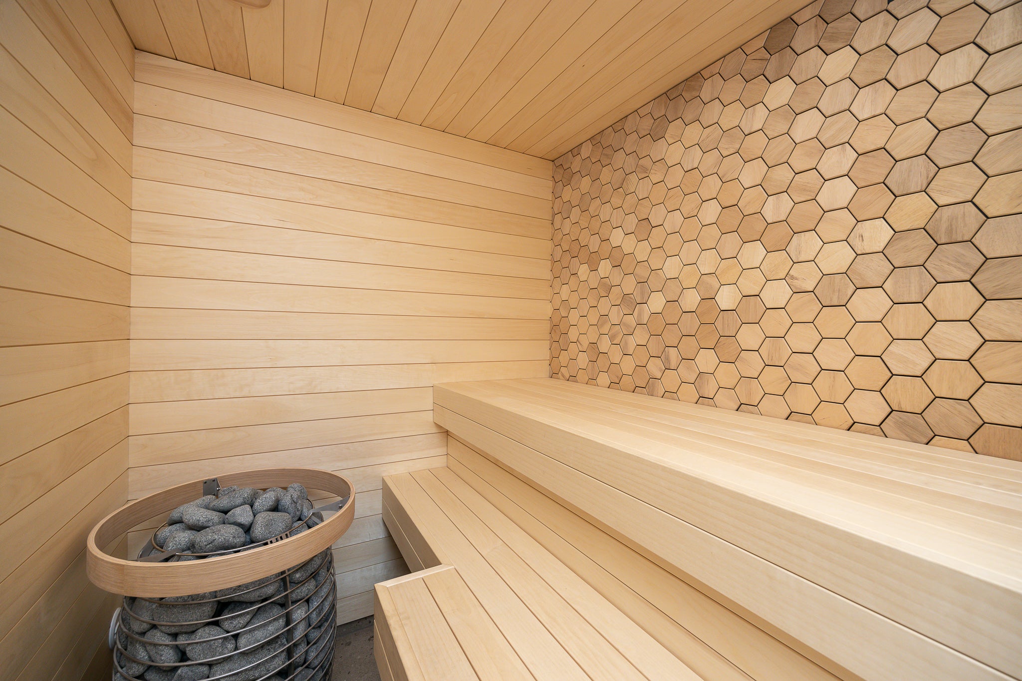 Väggpanel Hexa S Light – Massivt trä | DecNord