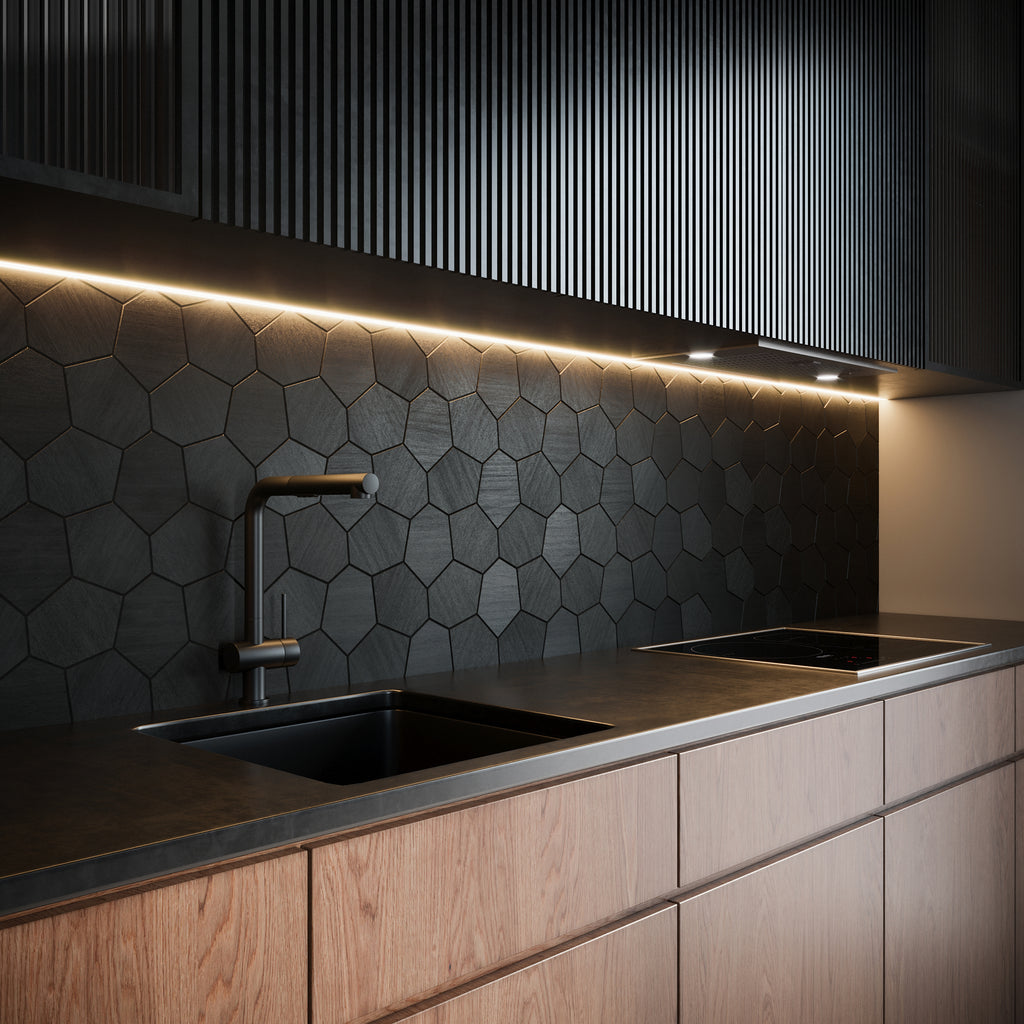 Väggpanel Royal Black – Massivt trä | DecNord
