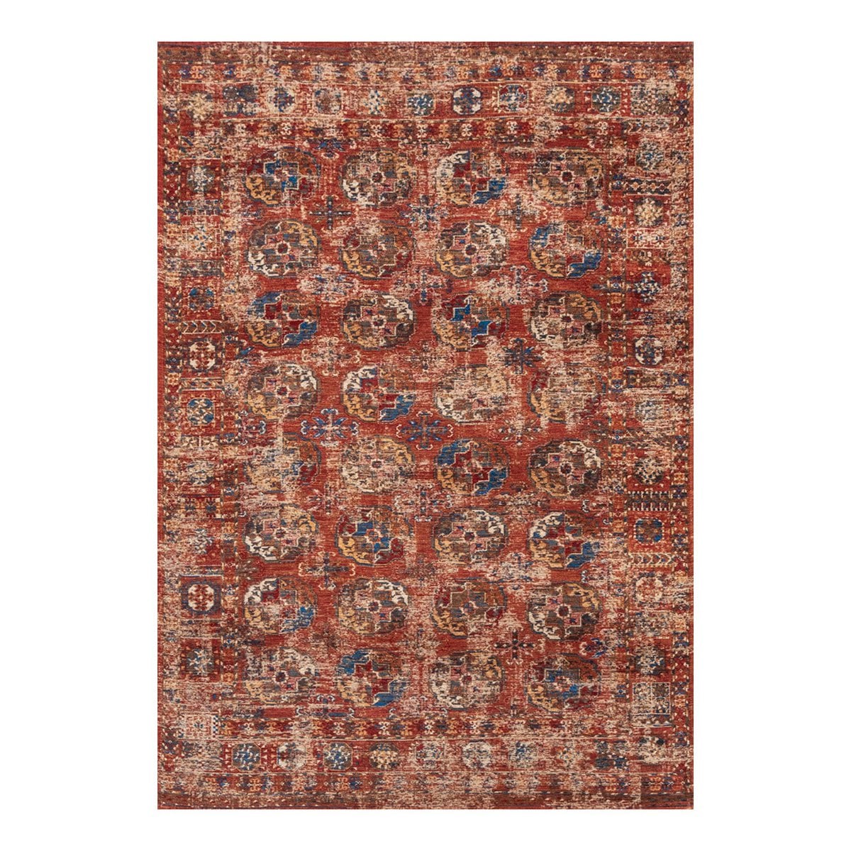 Eco Rug - Aksou - Röd matta