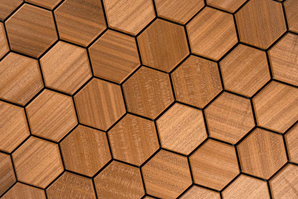 Väggpanel Hexa S Thermo – Massivt trä | DecNord