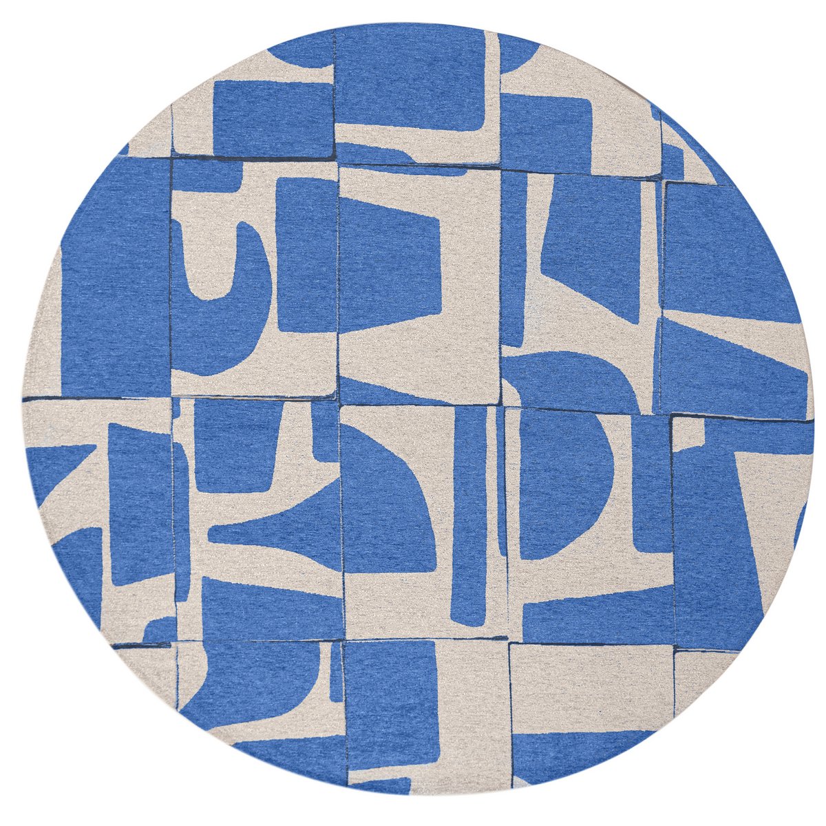 Eco Rug - Eco Rug – Campanula – Blå matta