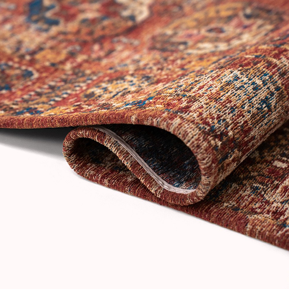 Eco Rug - Aksou - Röd matta