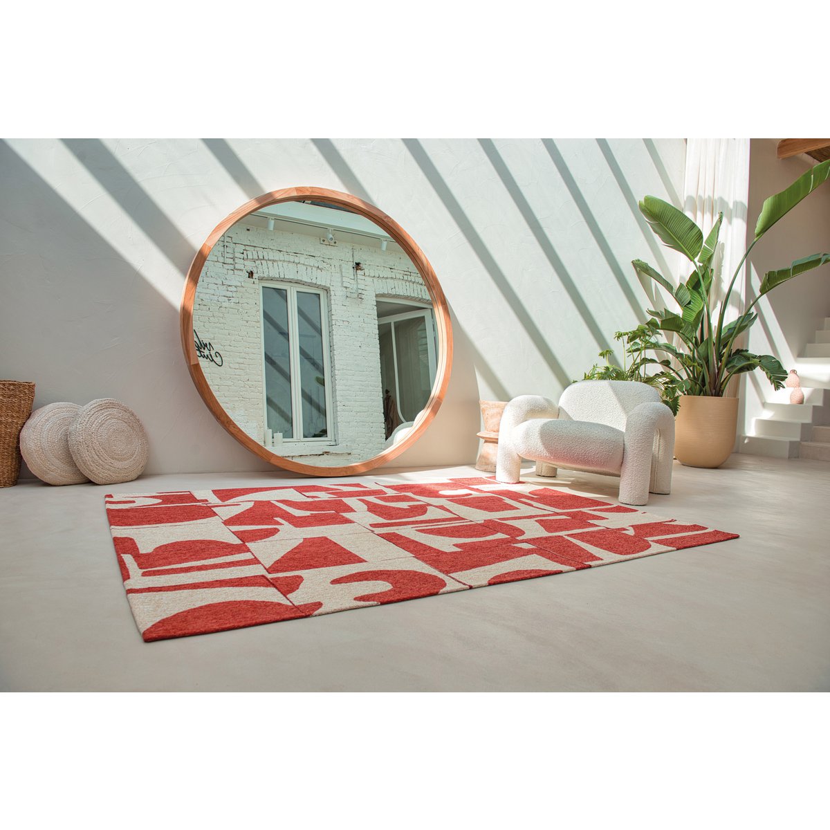 Eco Rug - Rust - Röd matta