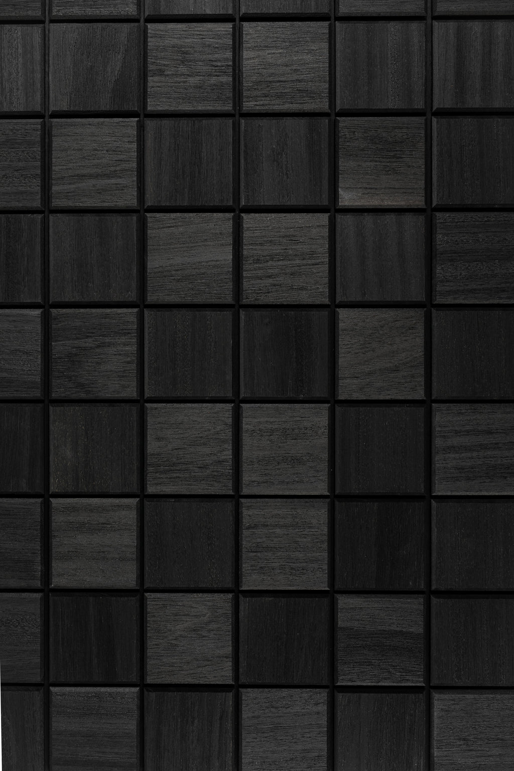 Väggpanel Square Black – Massivt trä | DecNord