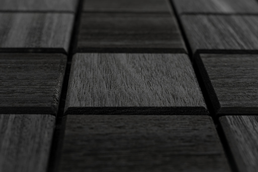 Väggpanel Square Black – Massivt trä | DecNord