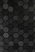 Väggpanel Hexa S Black – Massivt trä | DecNord