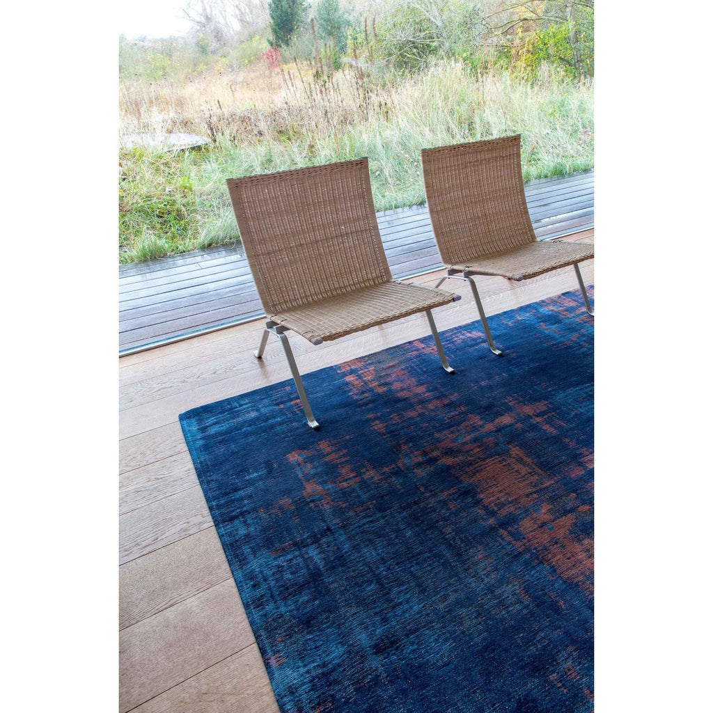 Eco Rug – Sunset Blue – Mattan i brunt och blått