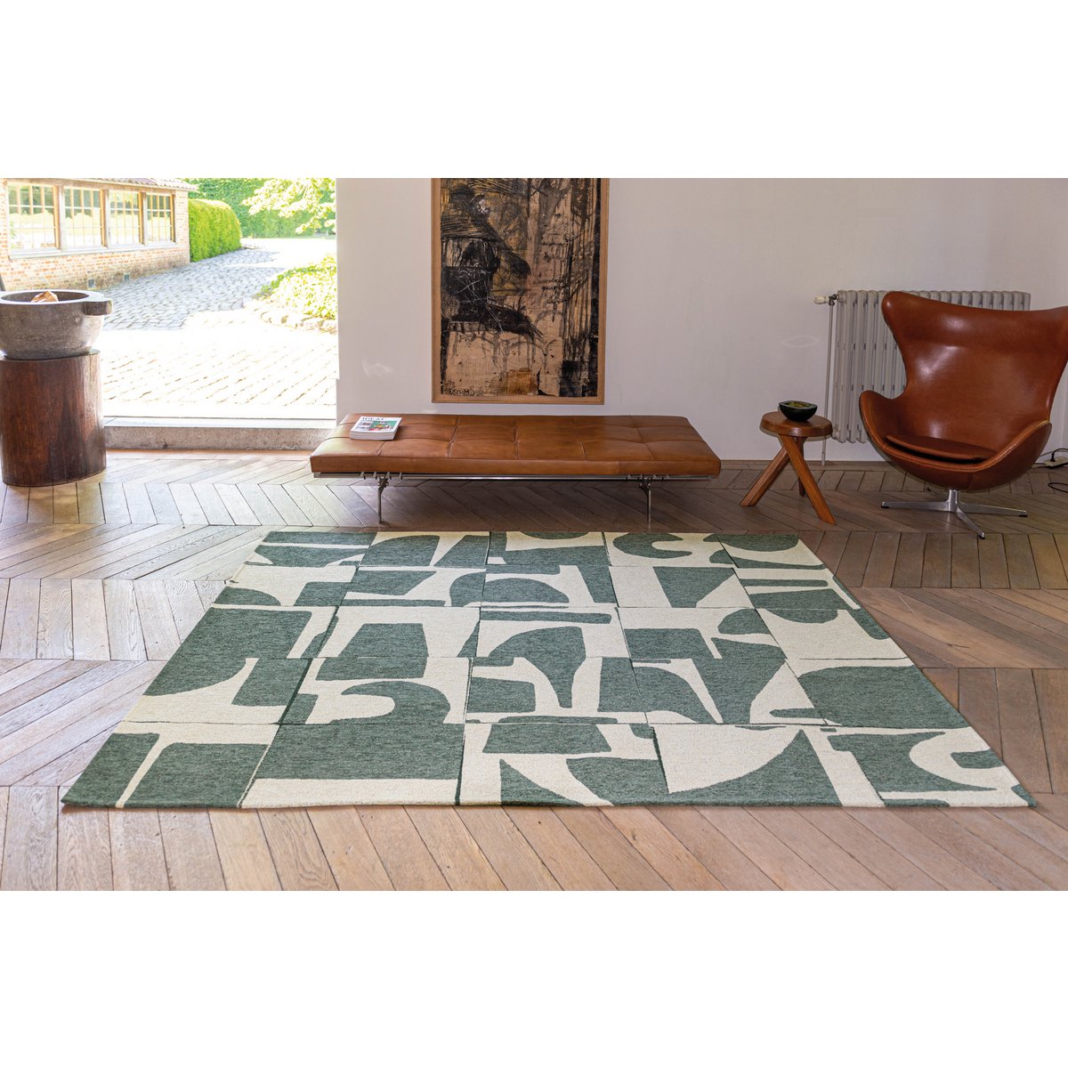 Eco Rug – Sea Spray – Grön matta