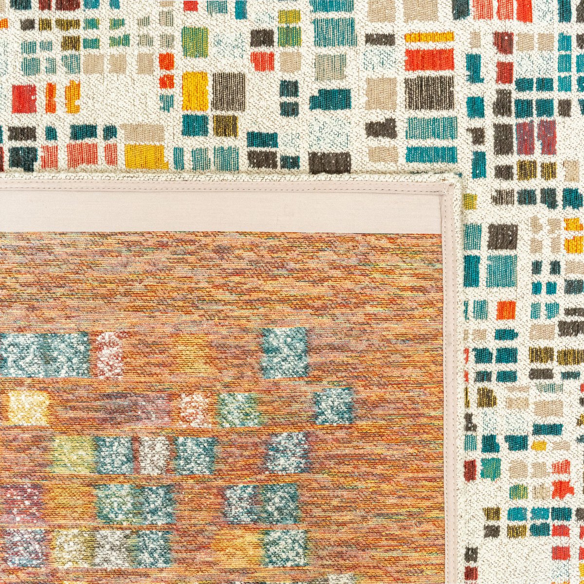 Eco Rug – United – Flerfärgad matta